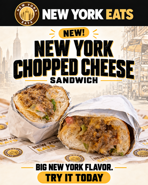 New York Classic Chopped Cheese Sandwich